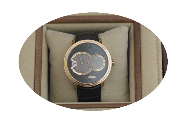 Dewitt Classic Jumping Hour Rose Gold...