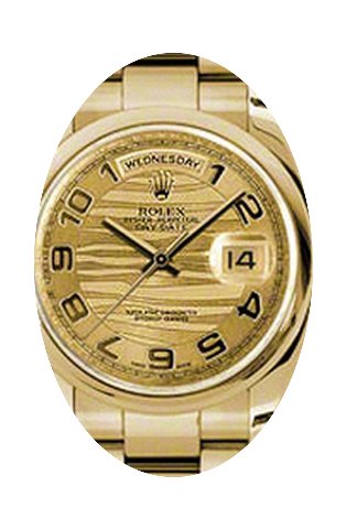 Rolex Day-Date 36 118208-GLWADO Champagn...