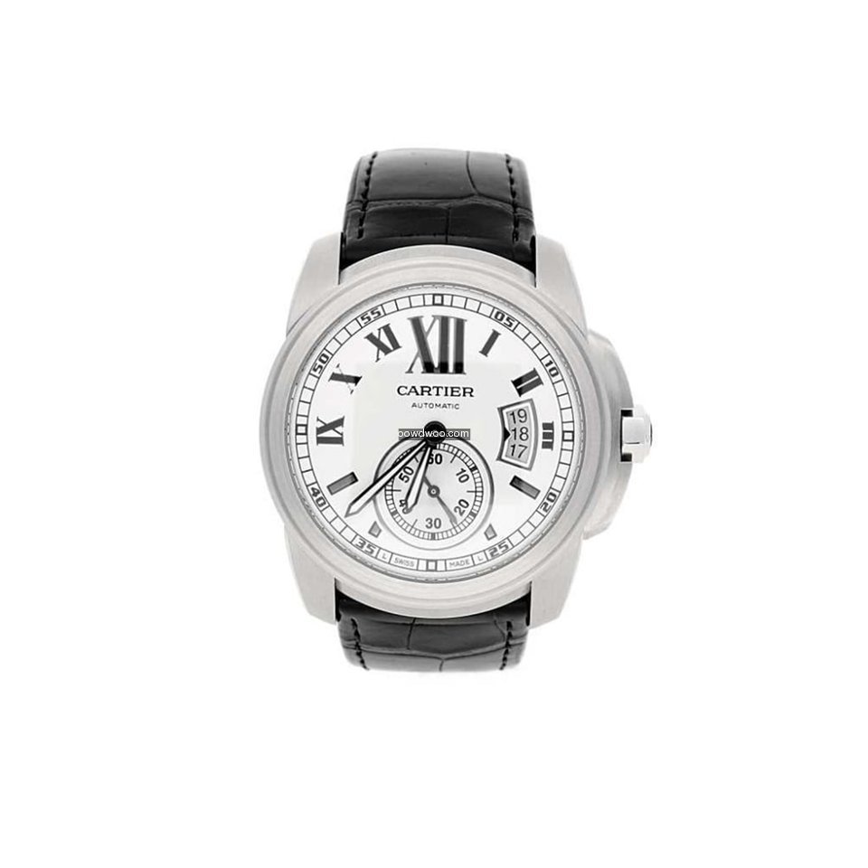Cartier de Calibre Watch - 3389 - Leathe...