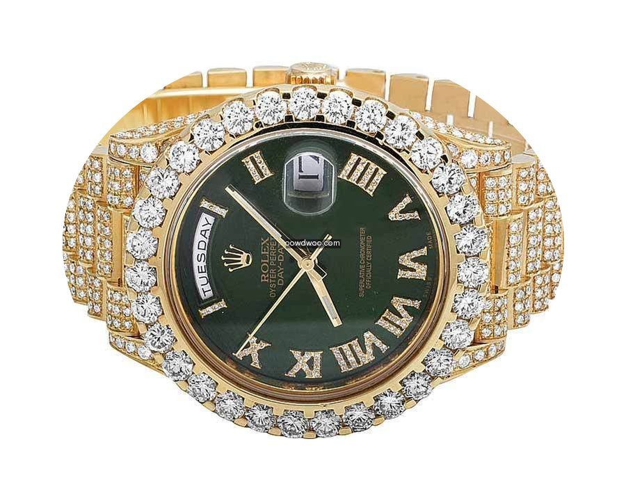 Rolex Mens Rolex Day-Date II 18k 40MM Pr...
