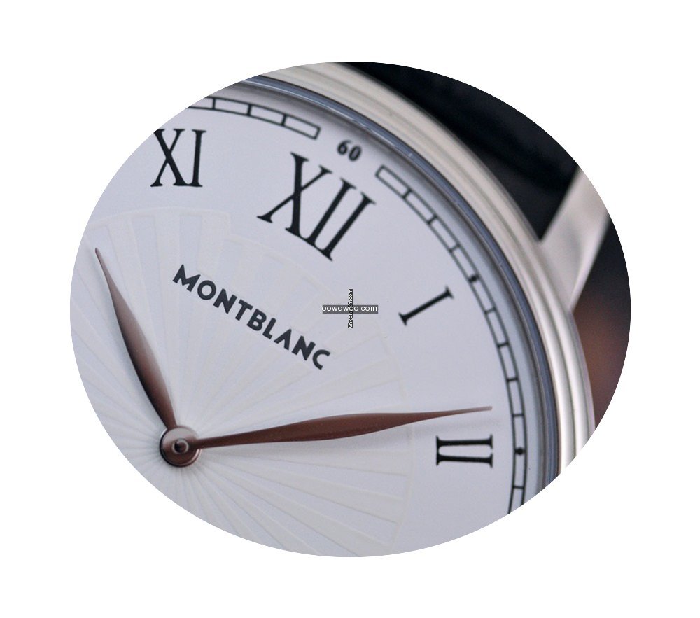 Montblanc Tradition Date 40mm Steel on L...