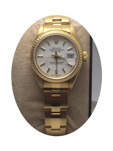 Rolex Datejust president ladies 18k gold...