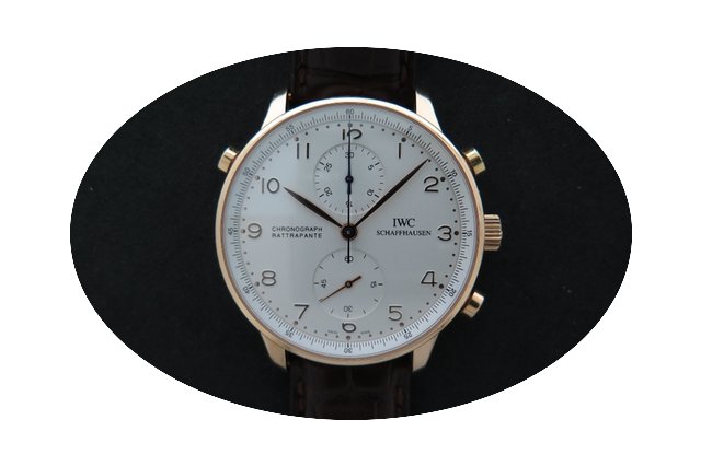 IWC Portugaise Rattrapante 3712 pink gol...