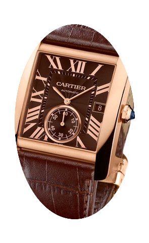 Cartier Tank MC Mens Manual in Rose Gold...