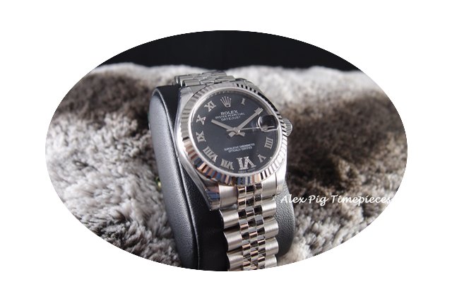 Rolex Datejust 178274 Boy Size Purple VI...