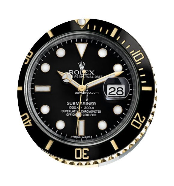 Rolex Submariner Gold Steel Black Dial...