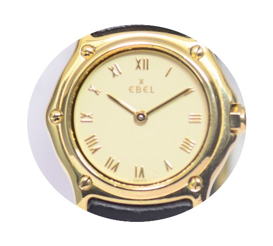 Ebel 1911 Lady Luxusuhr Lederband Sportl...