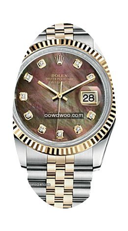 Rolex Datejust 36mm Steel and Yellow Gol...