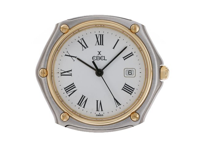 Ebel Classic Gent Stahl Gelbgold Quarz 3...