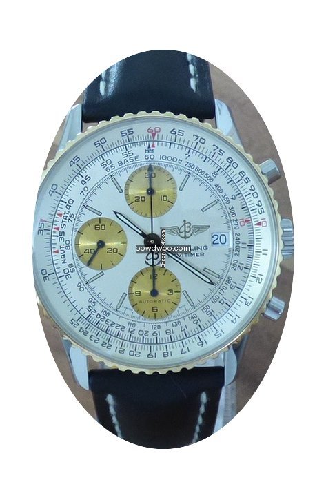 Breitling Old Navitimer Stahl / Gold rev...