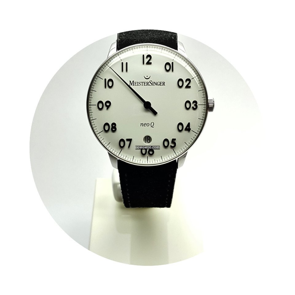 Meistersinger Neo Q NQ901N weiß/schwarz...