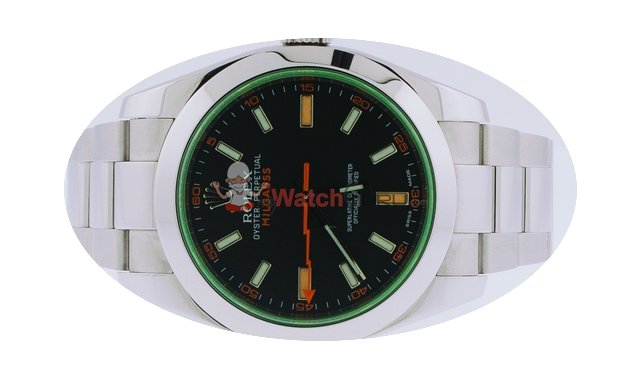 Rolex Green Milgrauss New Style Engraved...