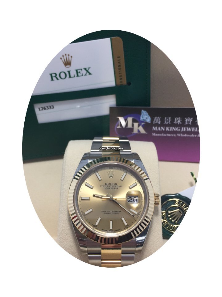 Rolex 126333 Datejust II 41mm Champagne ...
