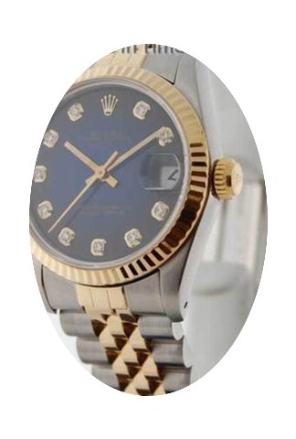 Rolex Datejust 68273 Unisex Steel/18K Au...