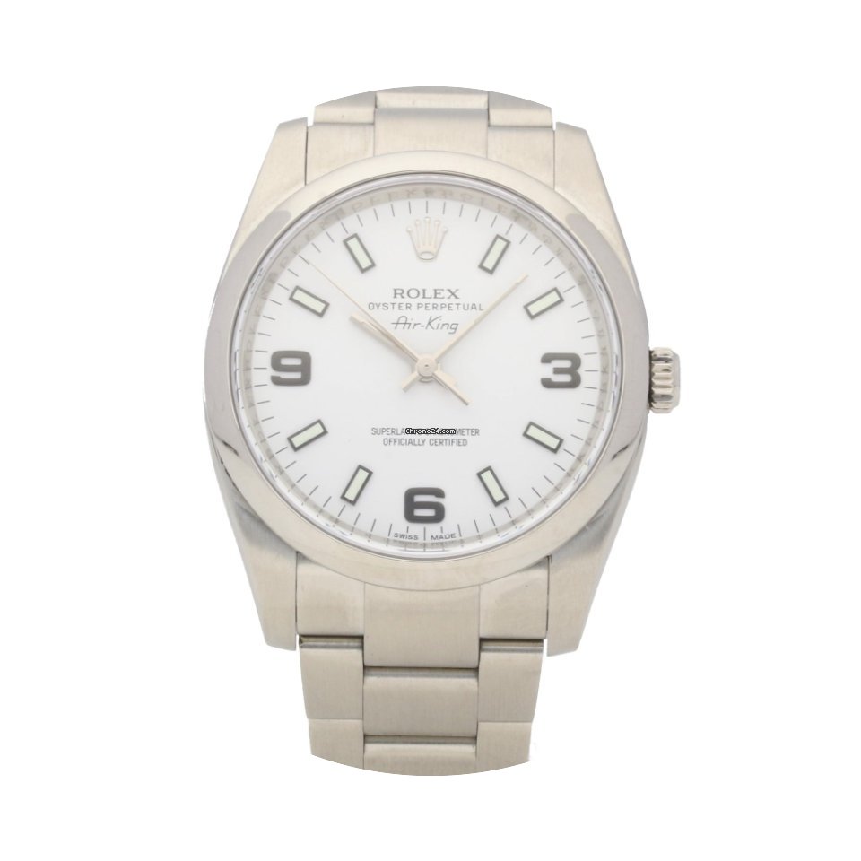 Rolex Air King 114200 - Gents Watch - Wh...