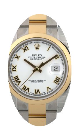 Rolex Datejust white roman 116203...