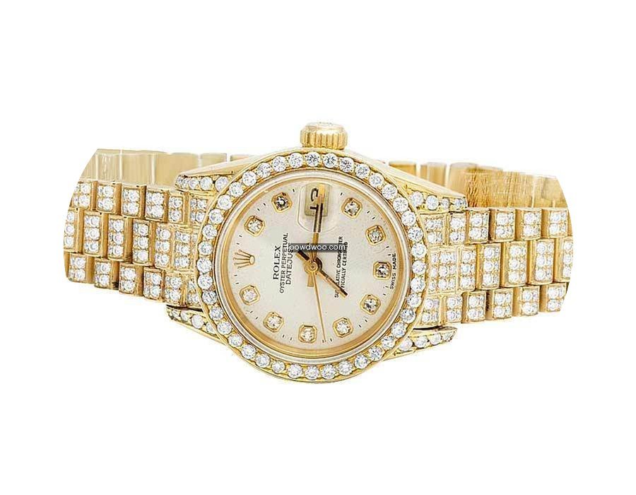 Rolex Ladies Rolex 18K Yellow Gold 26MM ...