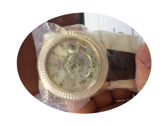 Rolex Sky Dweller 18kt Yellow Gold Brown...