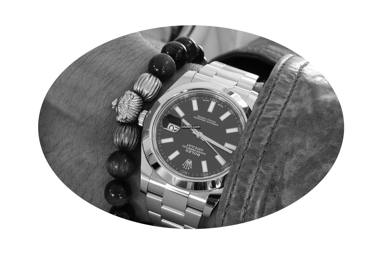 Rolex Datejust II 41 mm Index schwarz pe...