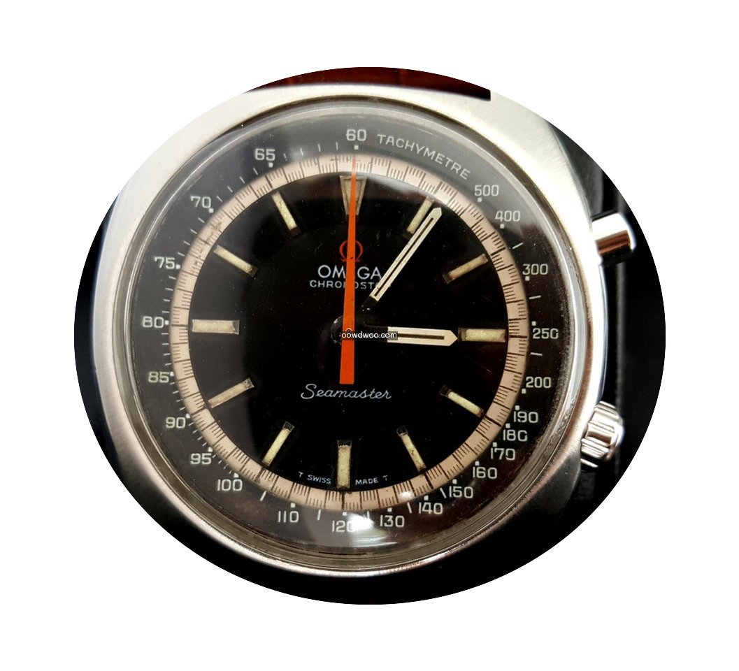 Omega 41mm Manual wind Seamaster Chronos...