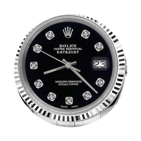 Rolex Ladies Rolex 31mm Datejust Black C...