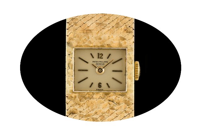 Patek Philippe 18k Y/G Silver Baton Dial...