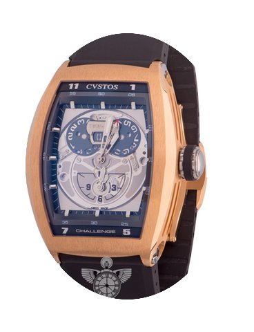 Cvstos Challenge Twin Time Sceleton Rose...