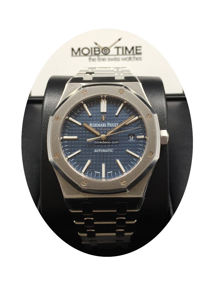 Audemars Piguet Royal Oak 41mm Blue - Bo...