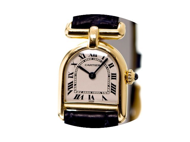 Cartier Mire Louis 18k Yellow Gold Quart...