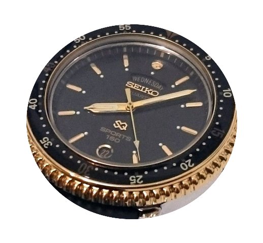 Seiko Sports 150 Diver 5Y23-614A Day/Dat...
