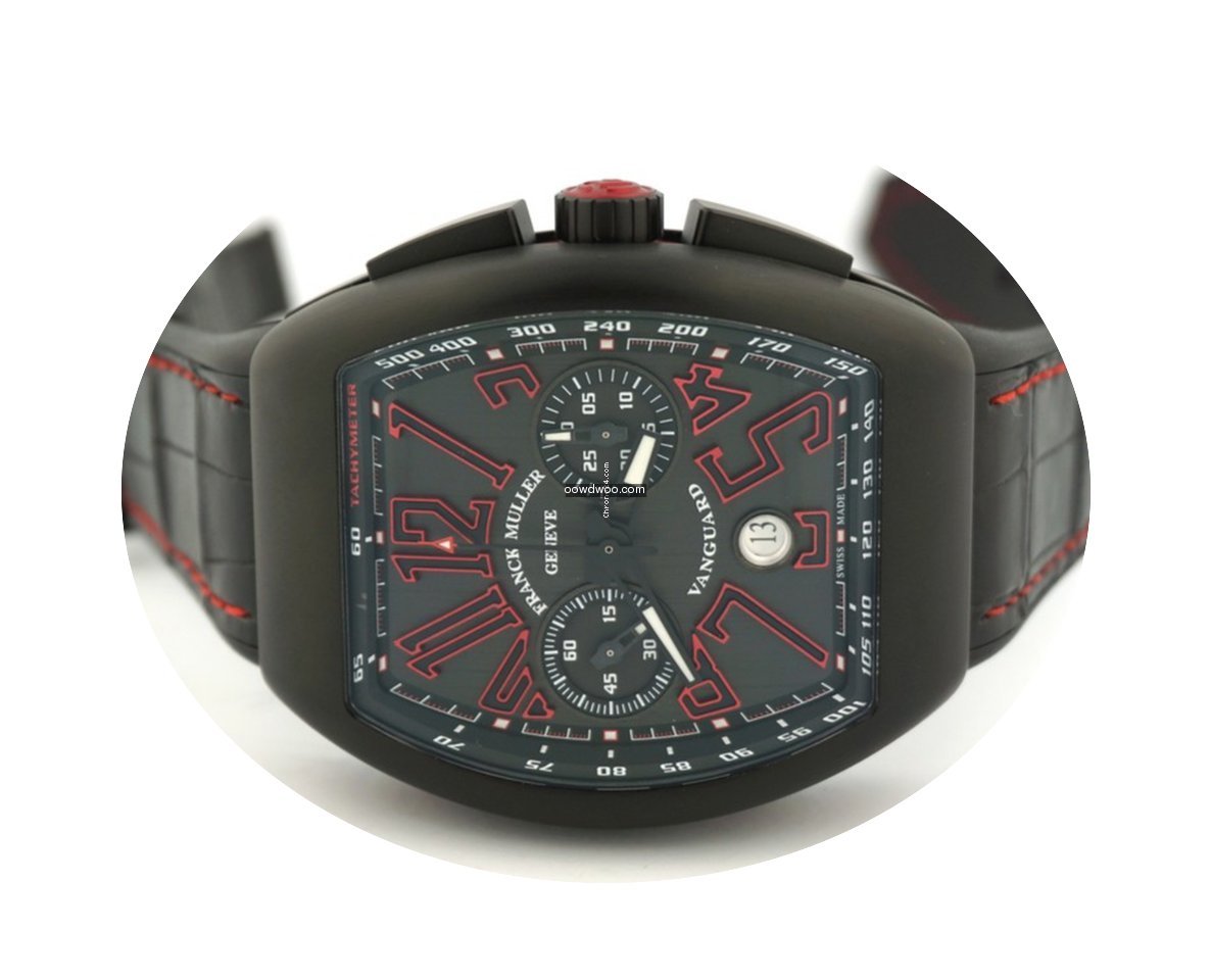 Franck Muller Vanguard Chronograph Black...