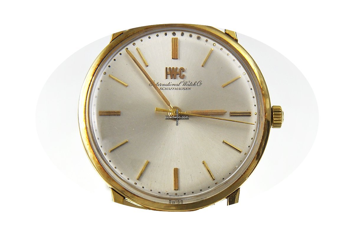 IWC Schaffhausen Vintage GELBGOLD 18 Kar...