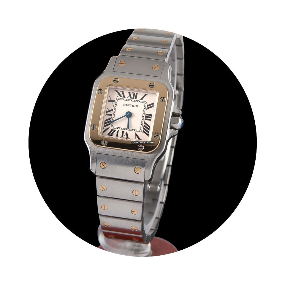 Cartier SANTOS STELL AND GOLD LADY...