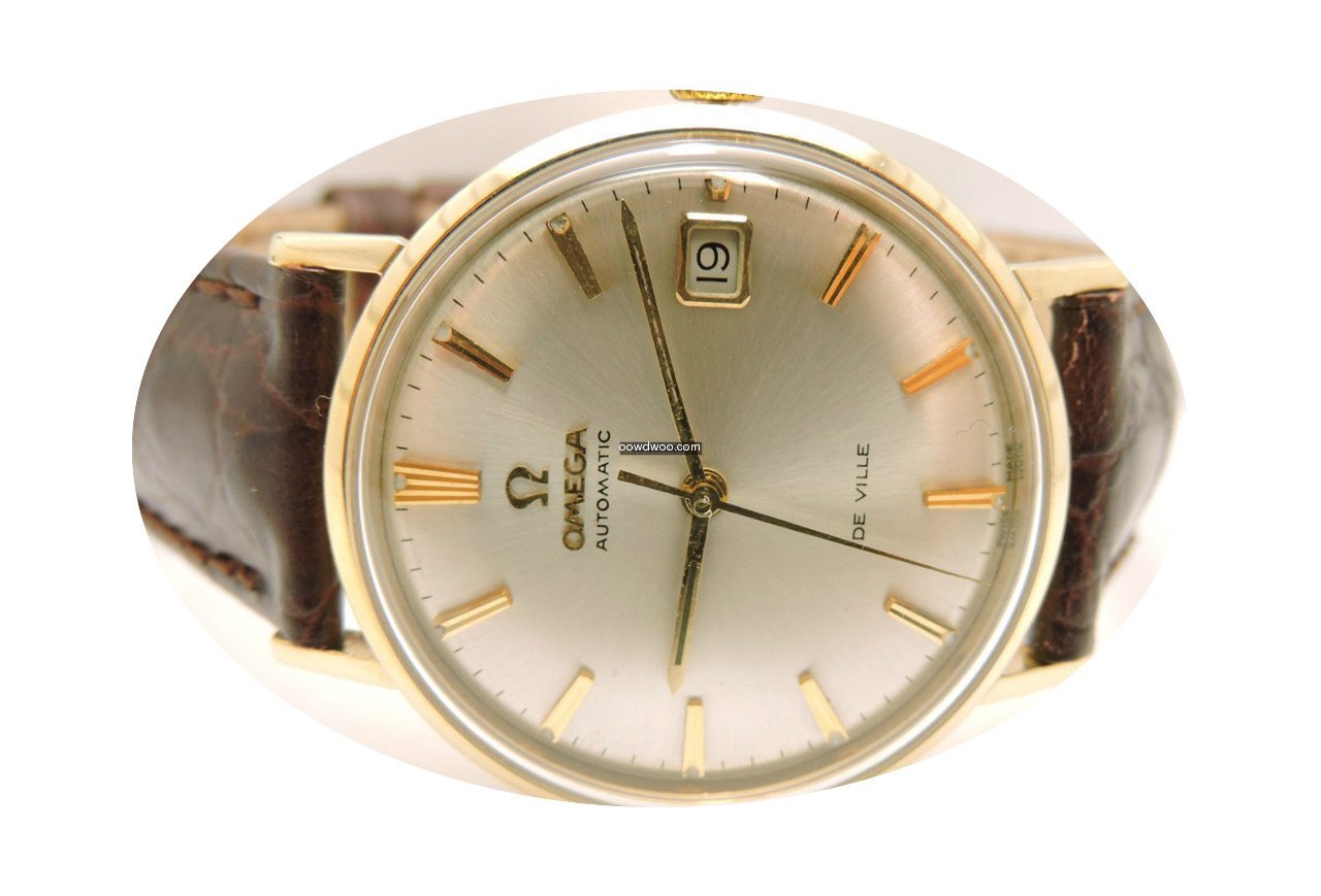 Omega Seamaster De Ville Watch Yellow Go...