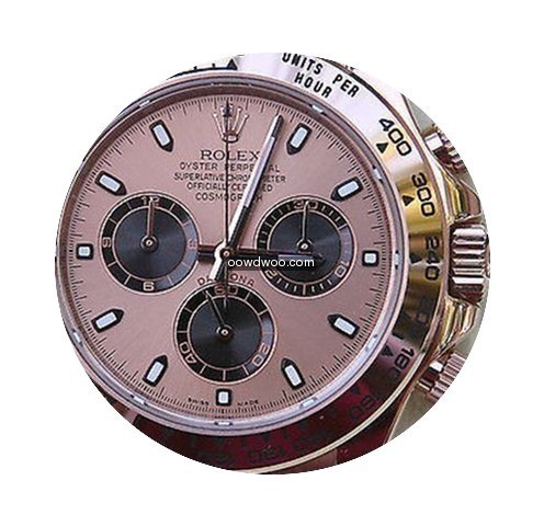 Rolex Daytona Mens Watch 116505 Everrose...