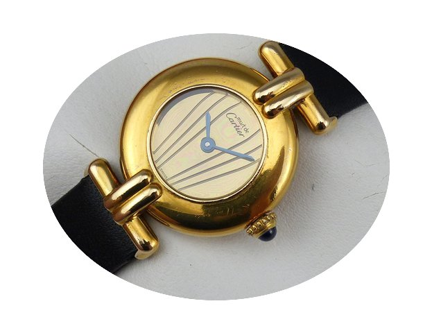Cartier must de Cartier - Vermeil Quarz ...