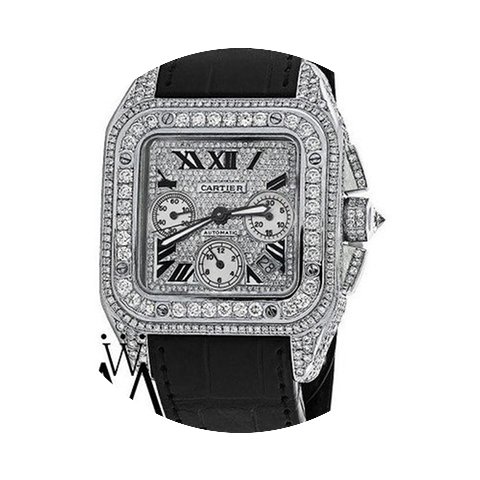 Cartier Genuine Cartier Santos 100 Xl Ch...