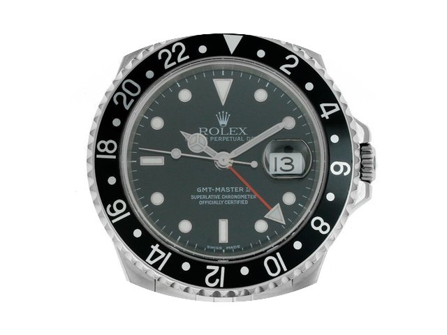 Rolex GMT Master II schwarz Stahl Automa...