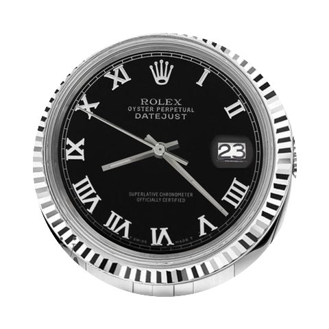 Rolex Man`s Rolex 36mm Datejust Black Co...