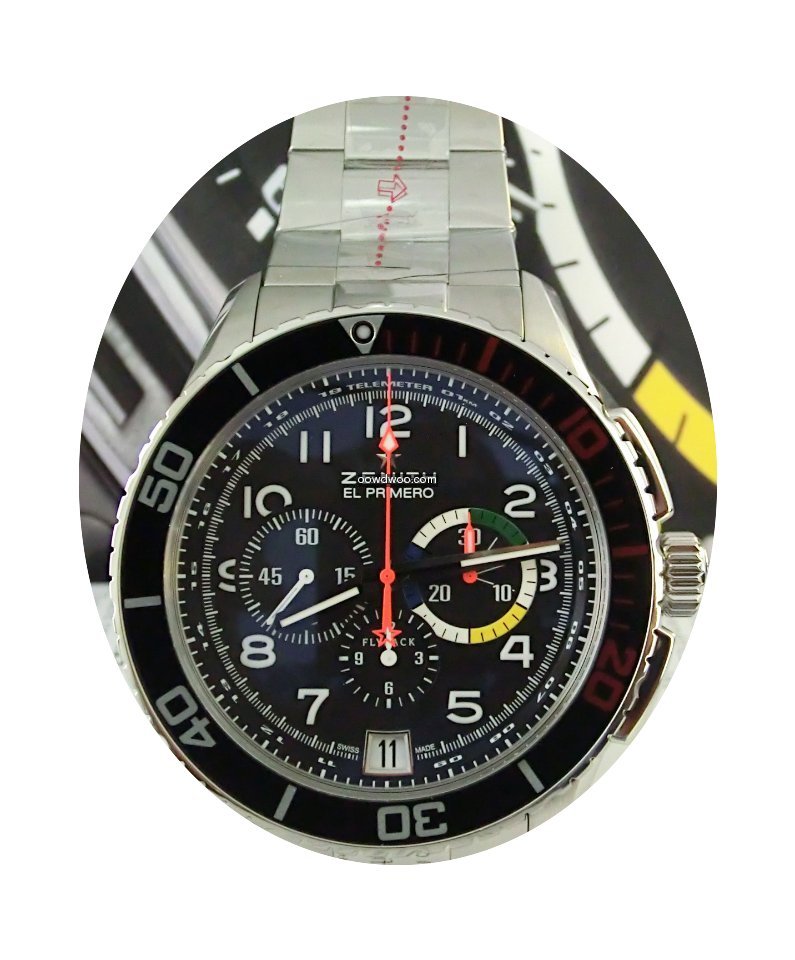 Zenith El Primero Stratos Flyback Rainbo...