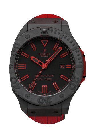 Hublot Big Bang King All Black Red 48mm ...