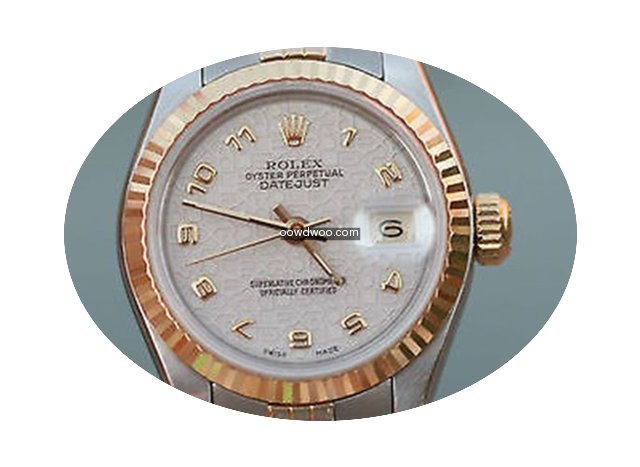 Rolex Datejust Ladies 18k Yellow Gold St...