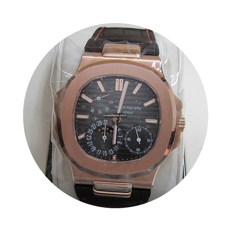 Patek Philippe Nautilus Moonphase 18K Ro...