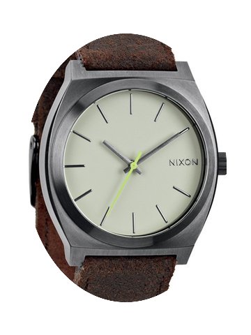 Nixon Time Teller Gunmetal Brown A045-13...