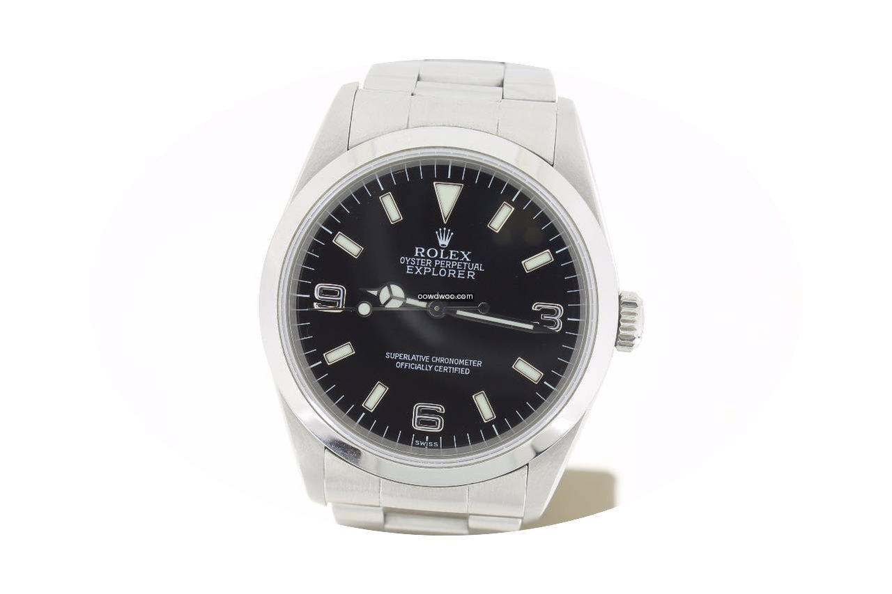 Rolex Explorer I Steel 36mm BlackDial (F...