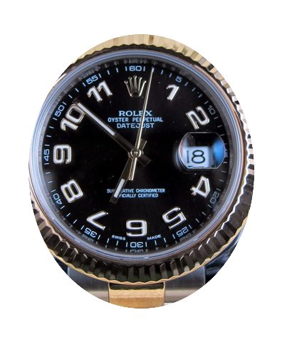 Rolex Datejust II 116333 Arabic Black 18...