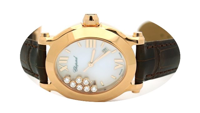 Chopard Happy Sport Oval 7 Floating Diam...