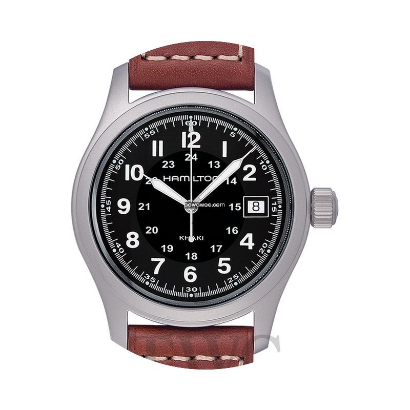 Hamilton Khaki Field Quartz Black Steel/...