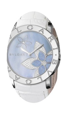 Bulgari Blue Mother Of Pearl With Decora...