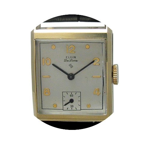Elgin DE LUXE SIDE SECOND MANUAL WINDING...
